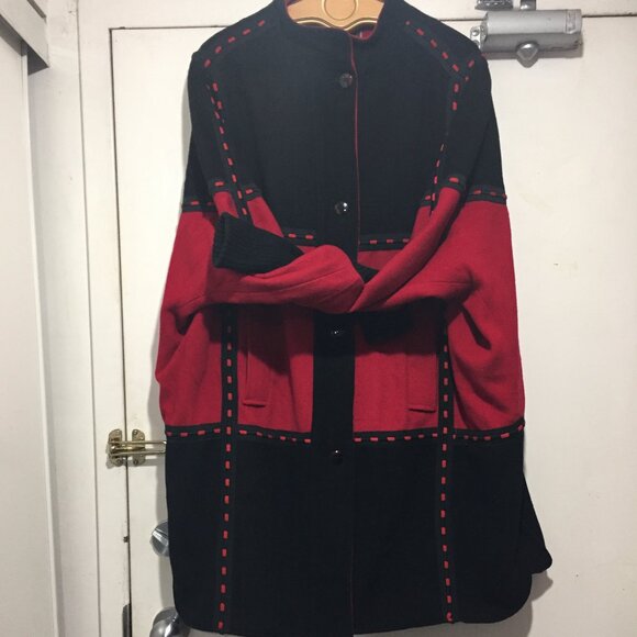 VINTAGE SPENCER DOUGLAS WOOL BLEND OVERSIZED JACKETS SIZE M/L/XL - Picture 2 of 14